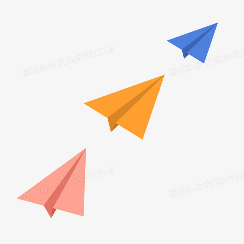 彩色的紙飛機裝飾素材 創新應用軟件服務引領設計新潮流